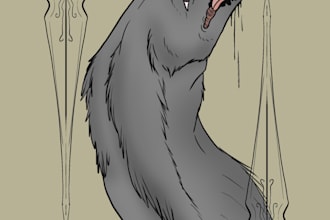 digitally draw you any monsters and creatures