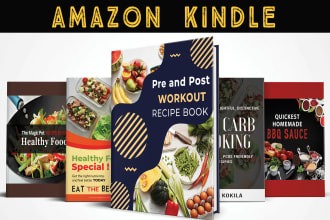 design recipe e book, cookbook, diet and meal plan