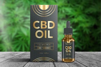 design cbd label, pouch or box within 24 hours