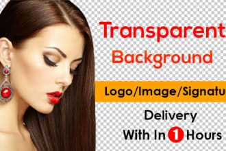 make logo transparent background png in just 1hrs