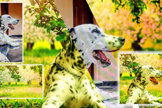 do collage, photo manipulation, other photoshop work