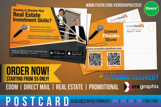 design postcard in 12 hours