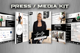 design one sheet, media kit, epk with clickable links