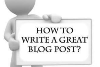 write blog posts for your blog