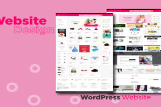 design or redesign wordpress website with divi or elementor