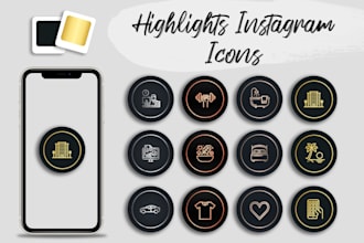 design a great instagram highlights icons