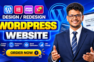 design, redesign copy, clone wordpress website by divi theme or elementor