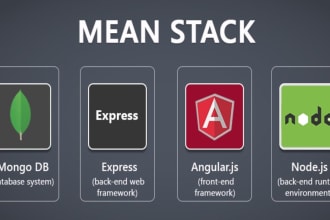 develop mysql, mongodb, express, angular and node mean stack