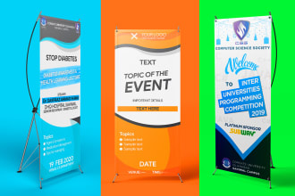 design, roll up banner, yard sign, billboard, vinyl banner, retractable banner