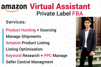 be your expert amazon fba and ppc campaign virtual assistant
