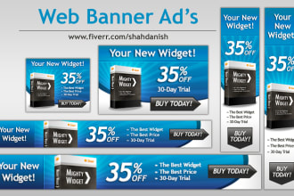 design professional web banner ads, google ads, facebook ads fast