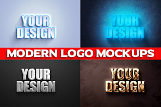 boost your brand with 1000 stunning 3d logo mockups