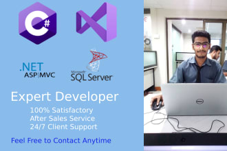 develop desktop and web app using c sharp asp dot net mvc