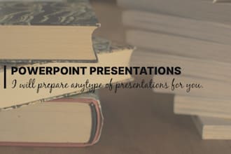 design attractive power point presentations or google slides
