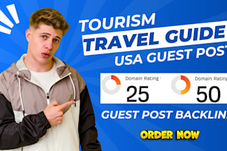 publish tourism travel guide content article with USA guest post backlink