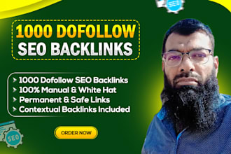 build permanent dofollow SEO backlinks link building service