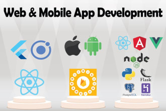 build website in vue js,react js,node js, firebase and website design