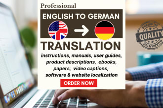 deliver a perfect english to german translation in 24h