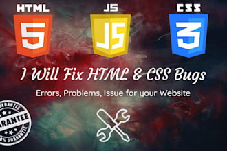 fix html and css bugs