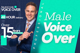 be your english voice over male