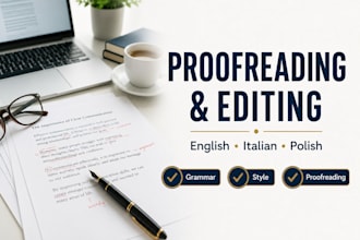 edit and proofread your text