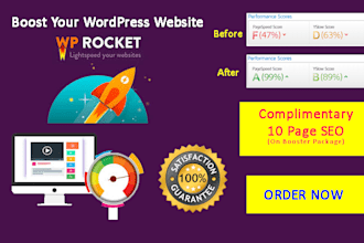 do wordpress website speed optimization, increase page speed
