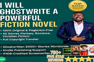 ghostwrite a powerful fiction novel or short story