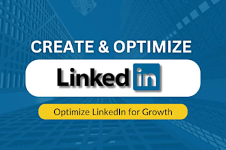 create,setup and optimize your linkedin profile