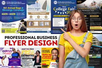 create professional business flyer design