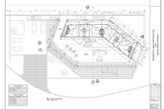 do architectural blue print for city permit