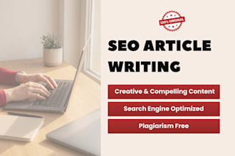 write SEO blogs and articles for high traffic