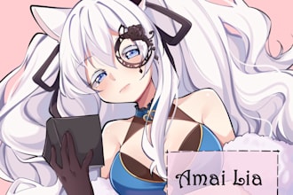 draw fanart or oc with anime style illustration