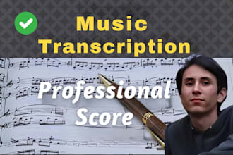 transcribe your music into professional sheet music