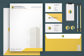 be your logo, business card, and brand identity designer