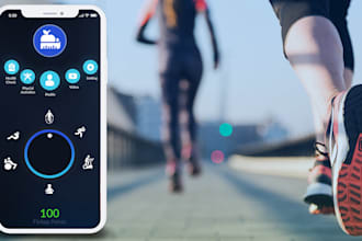 build a fitness or health tracking flutter app