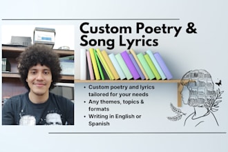 craft unique, engaging poetry and song lyrics