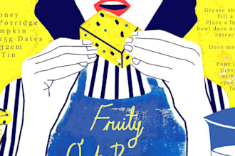 create beautiful bold illustrations for you