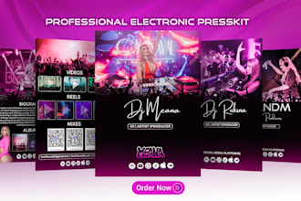 design epk, media kit, press kit, speaker kit, one sheet