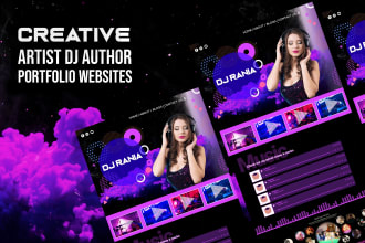 design develop artist website epk sheet, press kit,media kit