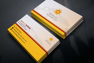 design premium business card in 4 hours