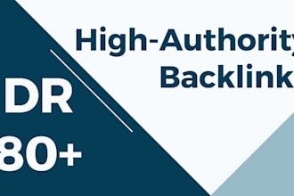 boost your ranking with high authority dr 80 backlinks