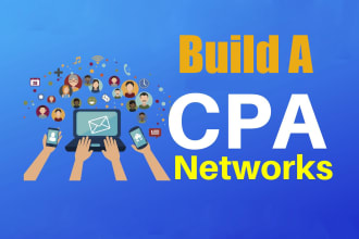 build a cpa network website for you