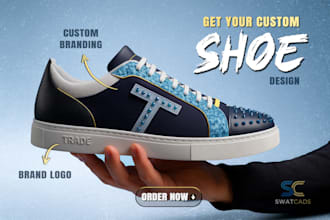 create premium shoes sneakers and footwear designs for you