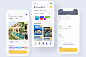 develop a flutter booking app for appointments