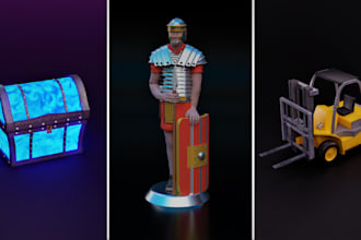 do 3d modeling, realistic product rendering and texturing