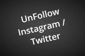remove all who are not following back instagram or twitter