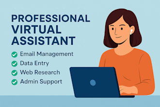 be your professional virtual assistant for admin and remote tasks