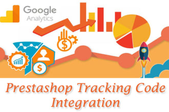 do any tracking code integration to prestashop site