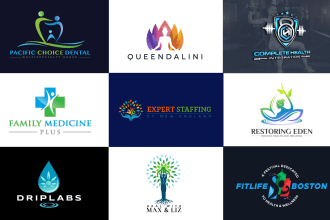 do health,fitness,medical,wellness,dental,nutrition, logo design