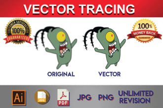 do high quality vector tracing restore image high resolution